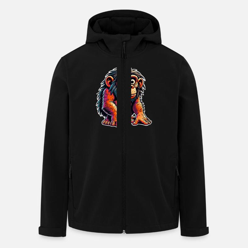 Neanderthal - Men’s Recycled Softshell Jacket by Stanley/Stella - black