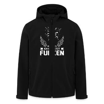 Amateurfunk Geschenke für Funker Funkamateur - Recycelte Männer Softshell-Jacke von Stanley/Stella - Schwarz - Vorne - AI Model Male 185 light (185cm)