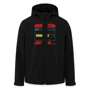 Mein Kostüm Lädt Noch - Recycelte Männer Softshell-Jacke von Stanley/Stella - Schwarz - Vorne - AI Model Male 185 light (185cm)