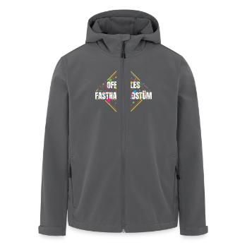 Offizielles Fastnachtkostüm - Recycelte Männer Softshell-Jacke von Stanley/Stella - Anthrazit - Vorne - AI Model Male 185 light (185cm)