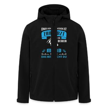 Zahnarzt Zahnhygieniker Zahnarztpraxis stomatologe - Recycelte Männer Softshell-Jacke von Stanley/Stella - Schwarz - Vorne - AI Model Male 185 light (185cm)