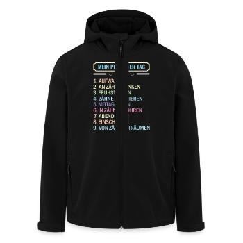 Zahnarzt Zahnhygieniker Zahnarztpraxis stomatologe - Recycelte Männer Softshell-Jacke von Stanley/Stella - Schwarz - Vorne - AI Model Male 185 light (185cm)