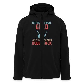 Dudelsackspieler Dudelsack Männer Geschenk - Recycelte Männer Softshell-Jacke von Stanley/Stella - Schwarz - Vorne - AI Model Male 185 light (185cm)