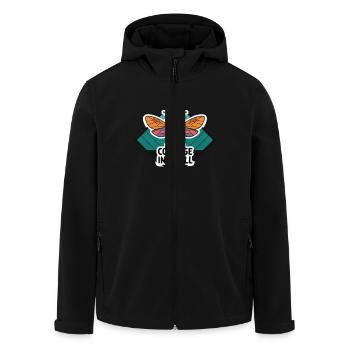 BIENENMUT IM KLEINEN - Recycelte Männer Softshell-Jacke von Stanley/Stella - Schwarz - Vorne - AI Model Male 185 light (185cm)