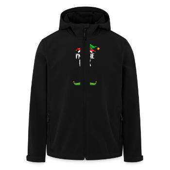 I’m The Lax Elf Chemise Assortie Noël en famille - Veste softshell homme en polyester recyclé Stanley/Stella - noir - Devant - AI Model Male 185 light (185cm)
