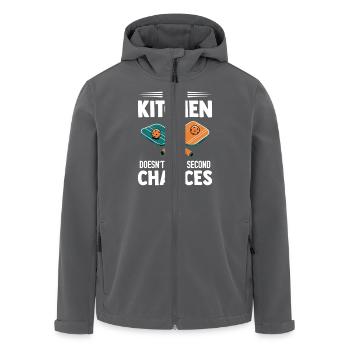 Pickleball - Kitchen Doesn't Serve Second Chances - Recycelte Männer Softshell-Jacke von Stanley/Stella - Anthrazit - Vorne - AI Model Male 185 light (185cm)