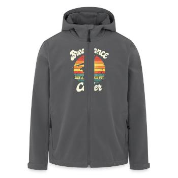 Breakdance Kid Breakdancer Retro Dance B-Boys - Veste softshell homme en polyester recyclé Stanley/Stella - charbon - Devant - AI Model Male 185 light (185cm)