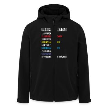 Dudelsackspieler Dudelsack Männer Geschenk - Recycelte Männer Softshell-Jacke von Stanley/Stella - Schwarz - Vorne - AI Model Male 185 light (185cm)