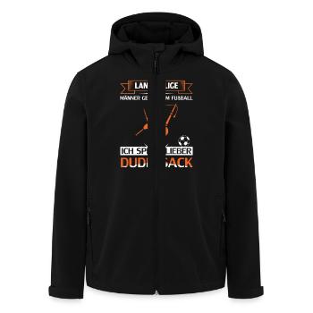 Dudelsackspieler Dudelsack Männer Geschenk - Recycelte Männer Softshell-Jacke von Stanley/Stella - Schwarz - Vorne - AI Model Male 185 light (185cm)