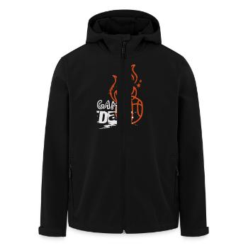 Basketball Basketball Players - Men’s Recycled Softshell Jacket by Stanley/Stella - black - Front - AI Model Male 185 light (185cm)