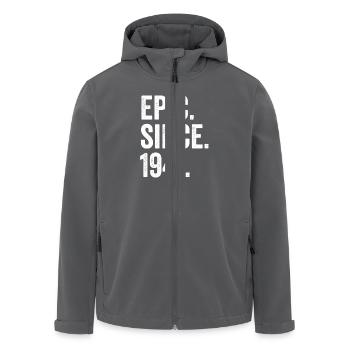 Epic Since 1941 Geburtsjahr Geburtstag - Recycelte Männer Softshell-Jacke von Stanley/Stella - Anthrazit - Vorne - AI Model Male 185 light (185cm)