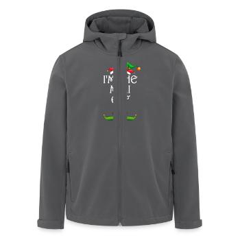 I'm The Mimi Elf Shirt Matching Family Christmas - Recycelte Männer Softshell-Jacke von Stanley/Stella - Anthrazit - Vorne - AI Model Male 185 light (185cm)