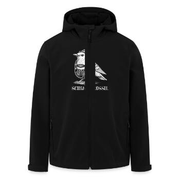 Schnapstrinker Party Alkohol Schnaps Trinker - Recycelte Männer Softshell-Jacke von Stanley/Stella - Schwarz - Vorne - AI Model Male 185 light (185cm)