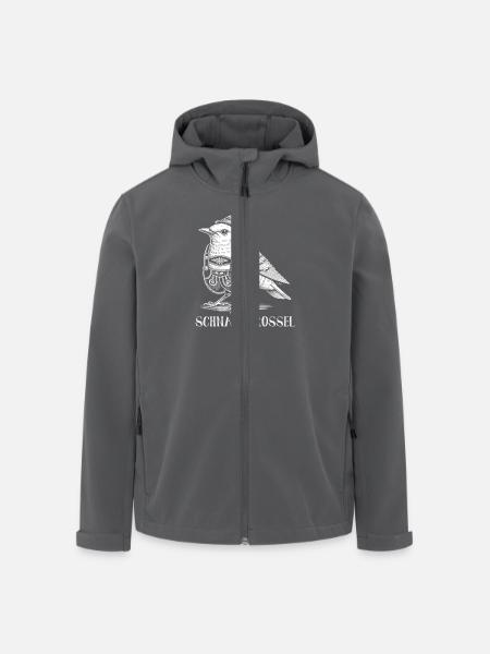 Schnapstrinker Party Alkohol Schnaps Trinker - Recycelte Männer Softshell-Jacke von Stanley/Stella - Schwarz
