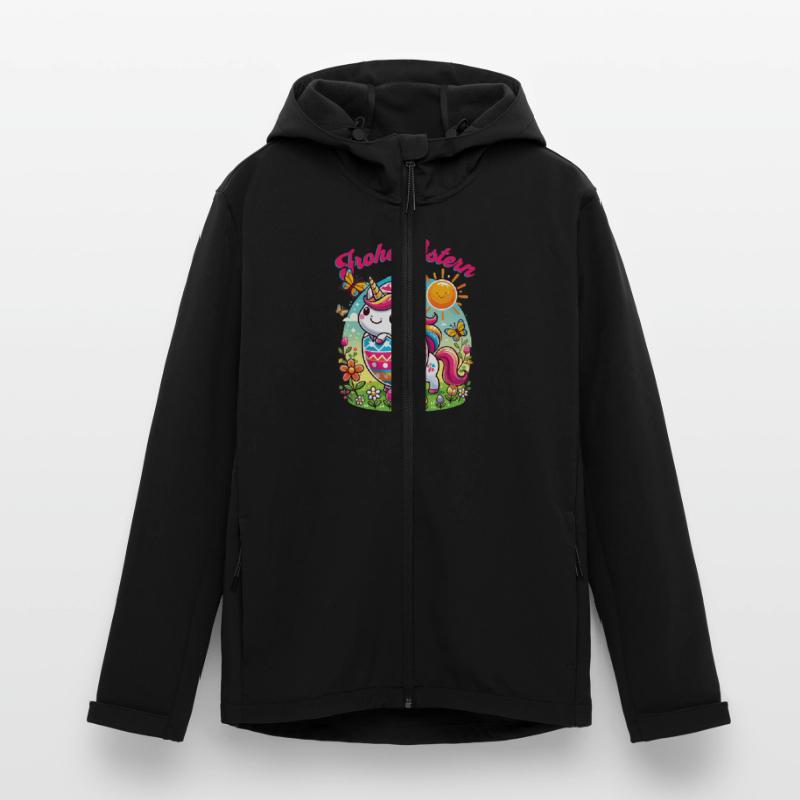 Easter Happy Easter Easter Bunny Easter Egg Spring Men’s Recycled Softshell Jacket by Stanley/Stella