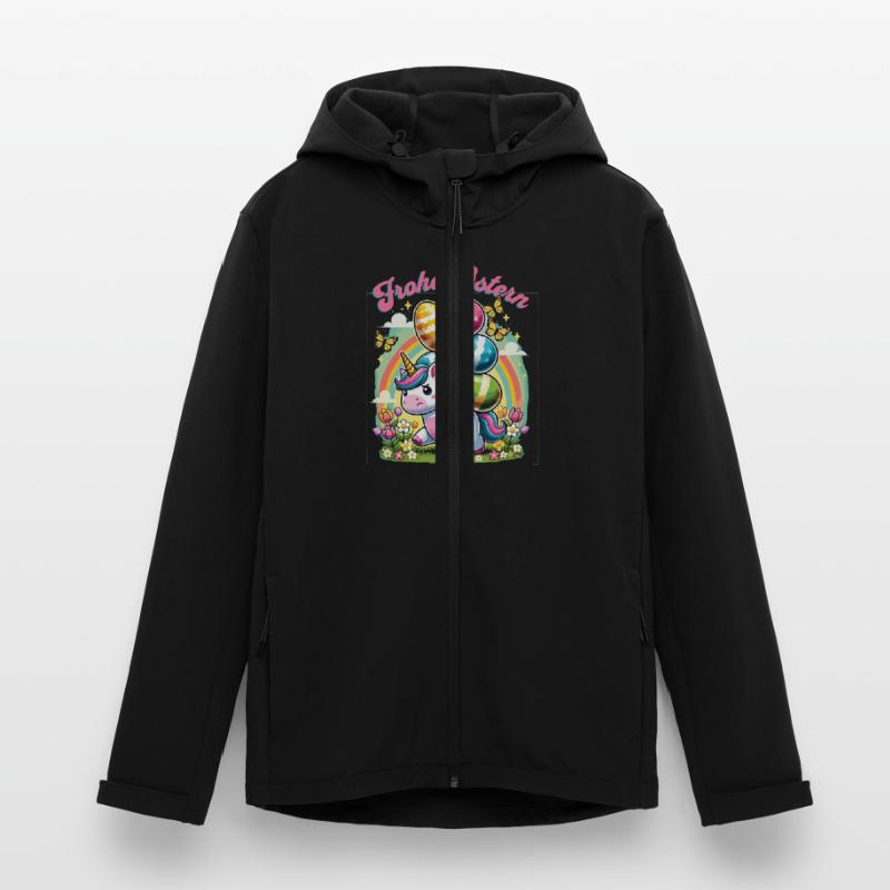 Easter Happy Easter Easter Bunny Easter Egg Spring Men’s Recycled Softshell Jacket by Stanley/Stella