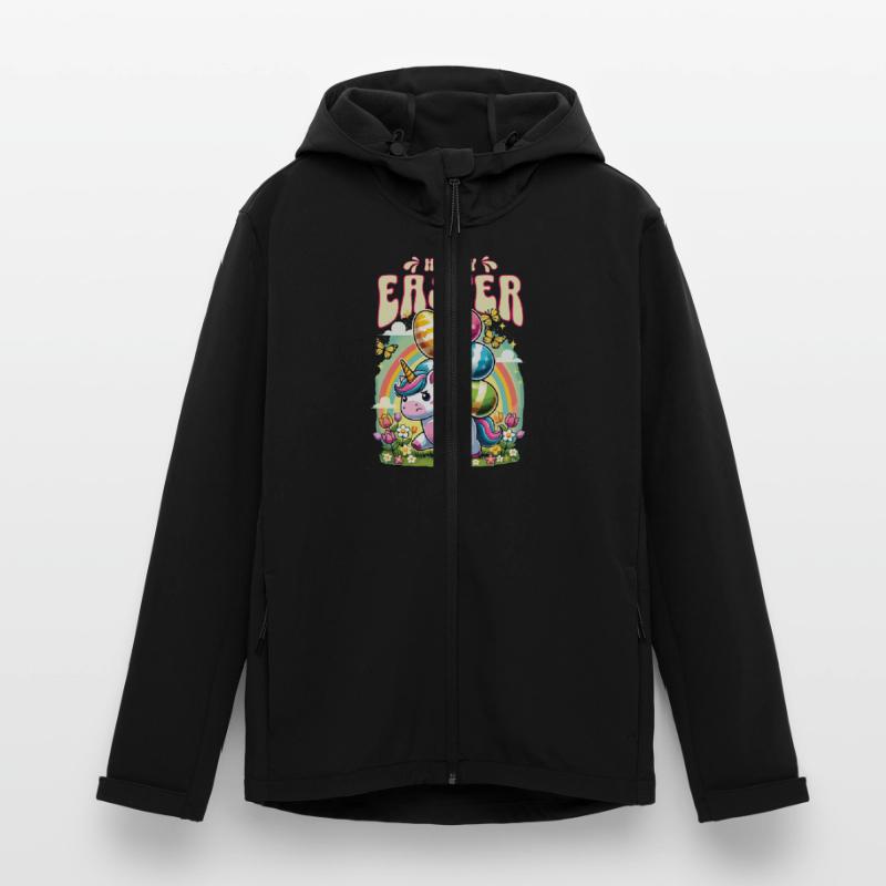 Easter Happy Easter Easter Bunny Easter Egg Spring Men’s Recycled Softshell Jacket by Stanley/Stella