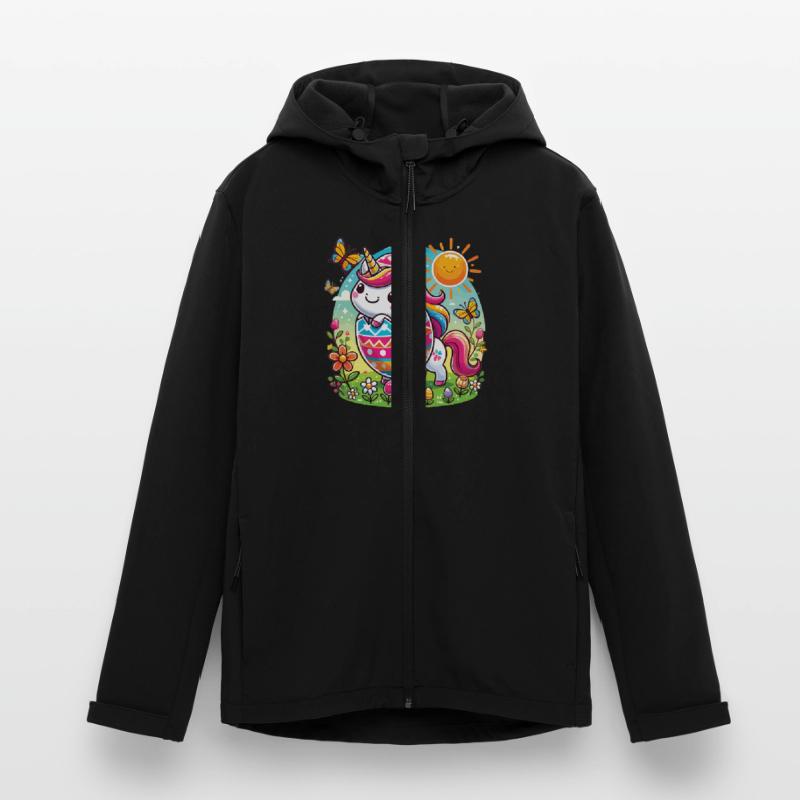 Easter Happy Easter Easter Bunny Easter Egg Spring Men’s Recycled Softshell Jacket by Stanley/Stella