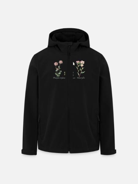 Botanische Illustration Botanical Illustration - Men’s Recycled Softshell Jacket by Stanley/Stella - black