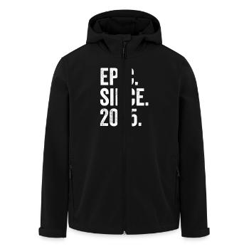 Epic Since 2005 Birth Year Birthday - Men’s Recycled Softshell Jacket by Stanley/Stella - black - Front - AI Model Male 185 light (185cm)