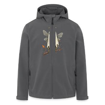 Süße Biene Kostüm für Halloween - Recycelte Männer Softshell-Jacke von Stanley/Stella - Anthrazit - Vorne - AI Model Male 185 light (185cm)