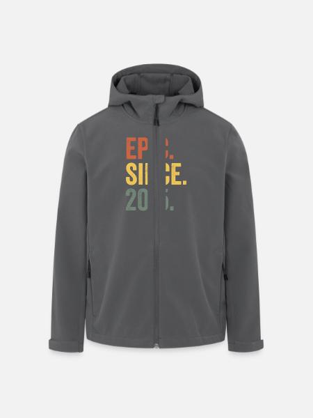 Epic Since 2015 Geburtsjahr Geburtstag - Recycelte Männer Softshell-Jacke von Stanley/Stella - Schwarz