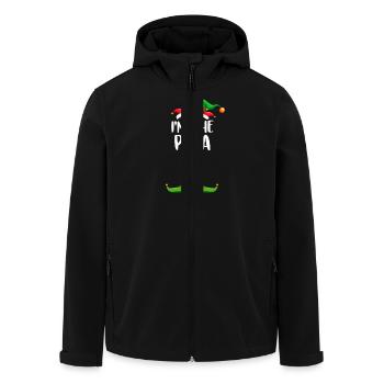 I'm The Papa Elf Shirt Matching Family Christmas - Recycelte Männer Softshell-Jacke von Stanley/Stella - Schwarz - Vorne - AI Model Male 185 light (185cm)