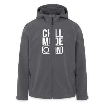 Chill Mode On Relaxation Fashion for Every Occasion - Men’s Recycled Softshell Jacket by Stanley/Stella - anthracite - Front - AI Model Male 185 light (185cm)