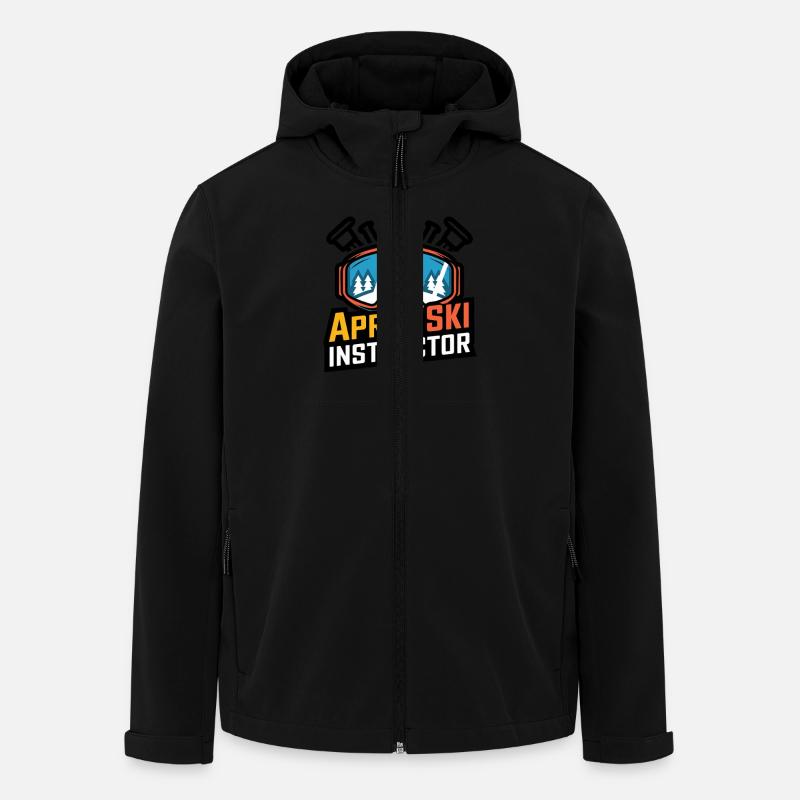 Moniteur d’après-ski - Veste softshell homme en polyester recyclé Stanley/Stella - noir