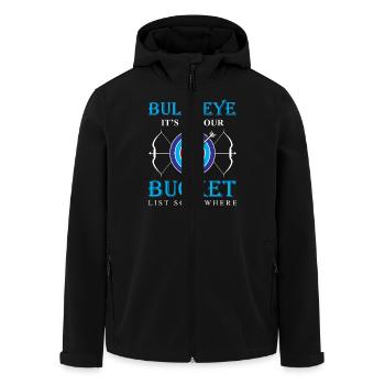 Bogenschießen Bogenschütze - Recycelte Männer Softshell-Jacke von Stanley/Stella - Schwarz - Vorne - AI Model Male 185 light (185cm)