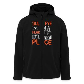 Bogenschießen Bogenschütze - Recycelte Männer Softshell-Jacke von Stanley/Stella - Schwarz - Vorne - AI Model Male 185 light (185cm)