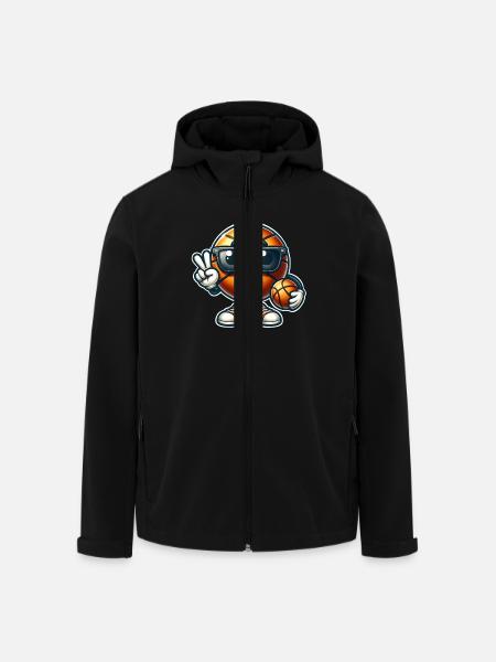 Basketball Basketballer - Recycelte Männer Softshell-Jacke von Stanley/Stella - Schwarz