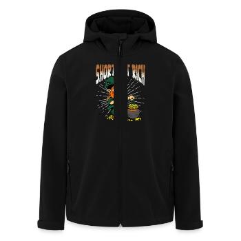 Funny St. Patricks Day Leprechaun - Recycelte Männer Softshell-Jacke von Stanley/Stella - Schwarz - Vorne - AI Model Male 185 light (185cm)