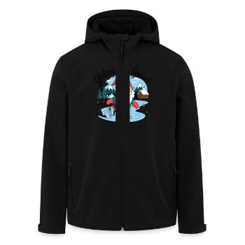 Glisser avec grâce ISkating Dwarf Art - Veste softshell homme en polyester recyclé Stanley/Stella - noir - Devant - AI Model Male 185 light (185cm)