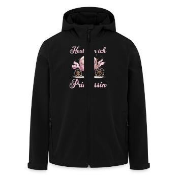 Heute Bin Ich Prinzessin Kutsche Mädchen - Recycelte Männer Softshell-Jacke von Stanley/Stella - Schwarz - Vorne - AI Model Male 185 light (185cm)