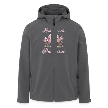 Today I'm Princess Carriage Girl - Men’s Recycled Softshell Jacket by Stanley/Stella - anthracite - Front - AI Model Male 185 light (185cm)