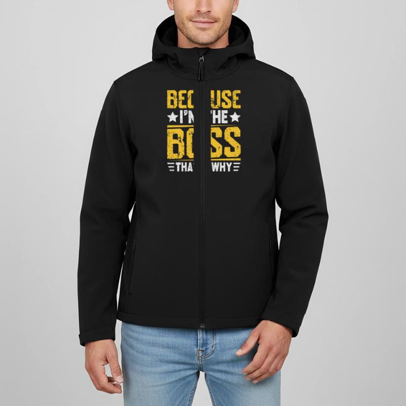 Parce que c’est moi qui commande, c’est pourquoi Veste softshell homme en polyester recyclé Stanley/Stella