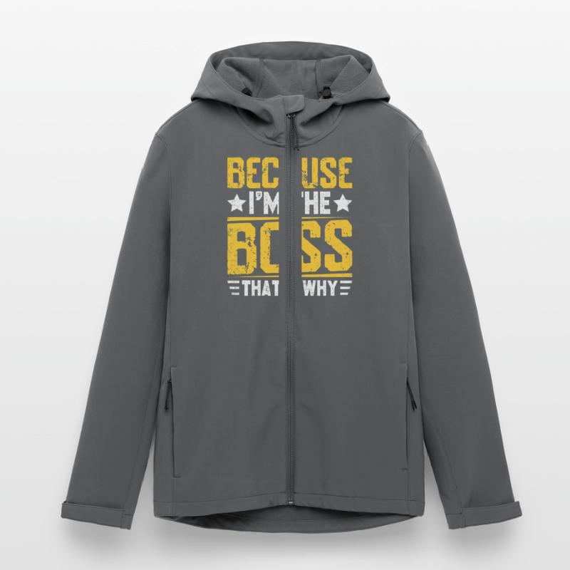 Parce que c’est moi qui commande, c’est pourquoi Veste softshell homme en polyester recyclé Stanley/Stella