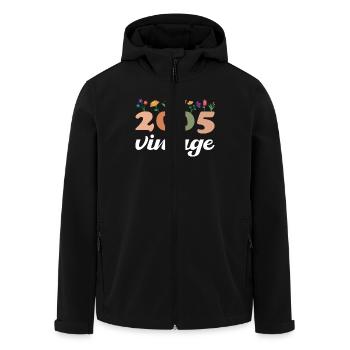 20 Années Vintage 2005 Anniversaire Femmes - Veste softshell homme en polyester recyclé Stanley/Stella - noir - Devant - AI Model Male 185 light (185cm)