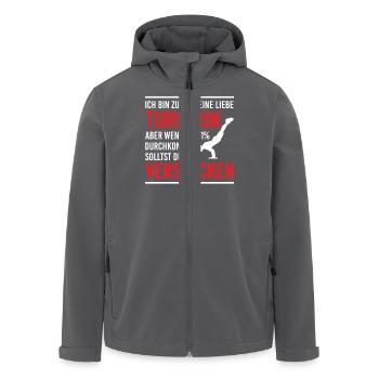 Turnen Mädchen Gymnastik Turnanzug Turnerin - Recycelte Männer Softshell-Jacke von Stanley/Stella - Anthrazit - Vorne - AI Model Male 185 light (185cm)