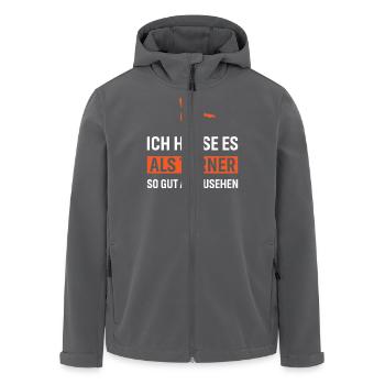 Turnen Mädchen Gymnastik Turnanzug Turnerin - Recycelte Männer Softshell-Jacke von Stanley/Stella - Anthrazit - Vorne - AI Model Male 185 light (185cm)