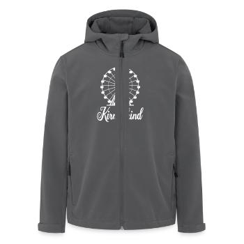 Fête foraine Enfant Grande Roue Nostalgie Culture Fête foraine - Veste softshell homme en polyester recyclé Stanley/Stella - charbon - Devant - AI Model Male 185 light (185cm)