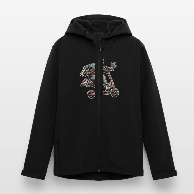 Tretroller E-Scooter E-Roller Recycelte Männer Softshell-Jacke von Stanley/Stella