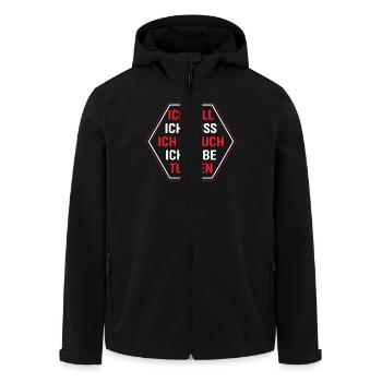 Turnen Mädchen Gymnastik Turnanzug Turnerin - Recycelte Männer Softshell-Jacke von Stanley/Stella - Schwarz - Vorne - AI Model Male 185 light (185cm)