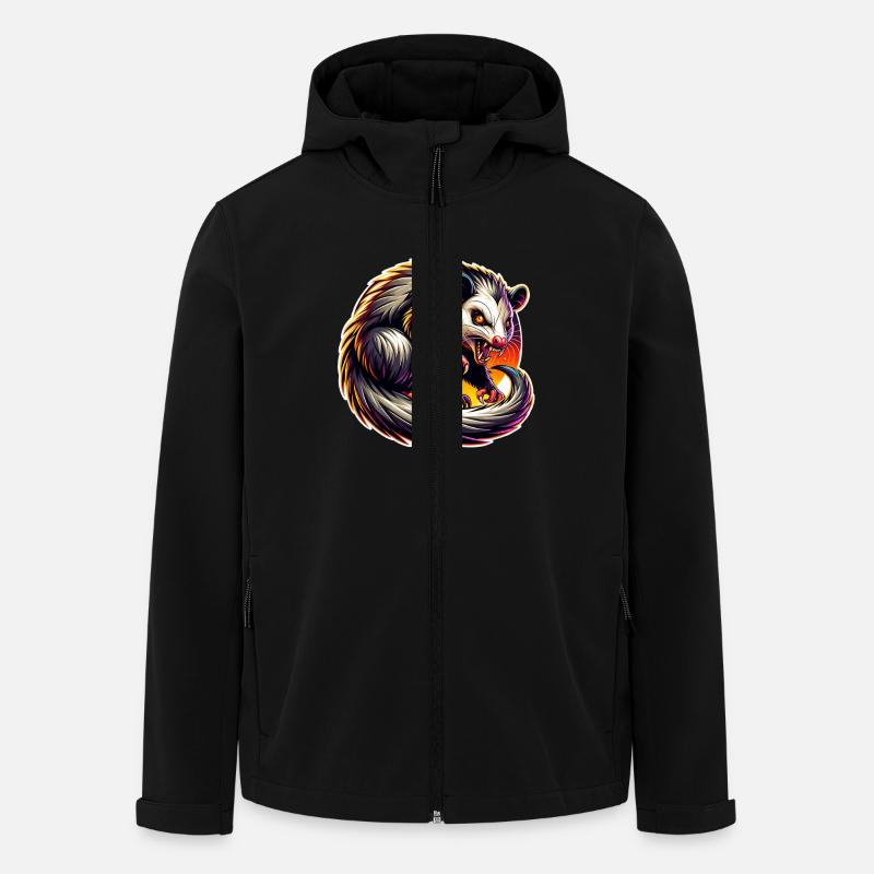 Opossum - Men’s Recycled Softshell Jacket by Stanley/Stella - black