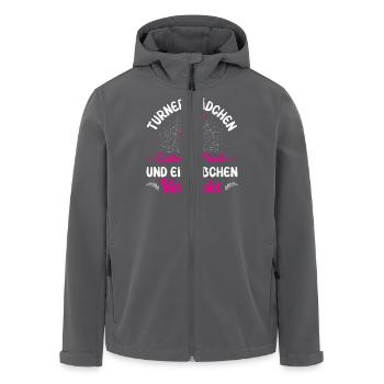 Turnen Mädchen Gymnastik Turnanzug Turnerin - Recycelte Männer Softshell-Jacke von Stanley/Stella - Anthrazit - Vorne - AI Model Male 185 light (185cm)