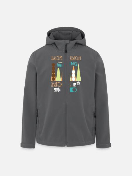 Backgammon Spiel - Recycelte Männer Softshell-Jacke von Stanley/Stella - Schwarz