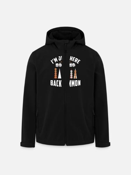 Backgammon Spiel - Recycelte Männer Softshell-Jacke von Stanley/Stella - Schwarz