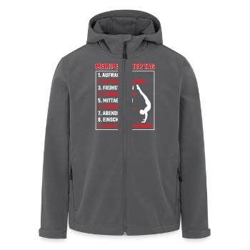 Turnen Mädchen Gymnastik Turnanzug Turnerin - Recycelte Männer Softshell-Jacke von Stanley/Stella - Anthrazit - Vorne - AI Model Male 185 light (185cm)