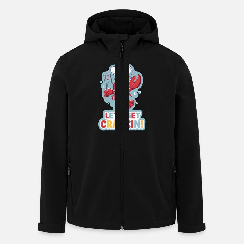 LASS UNS LOSLEGEN - Recycelte Männer Softshell-Jacke von Stanley/Stella - Schwarz